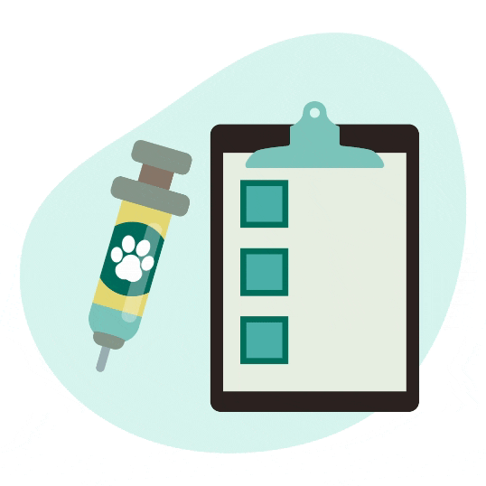 Syringe and checklist
