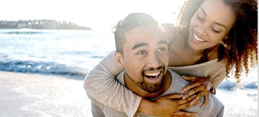 Couple on beach