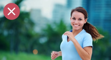 Woman running