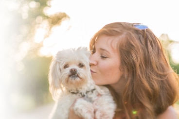 Woman with dog