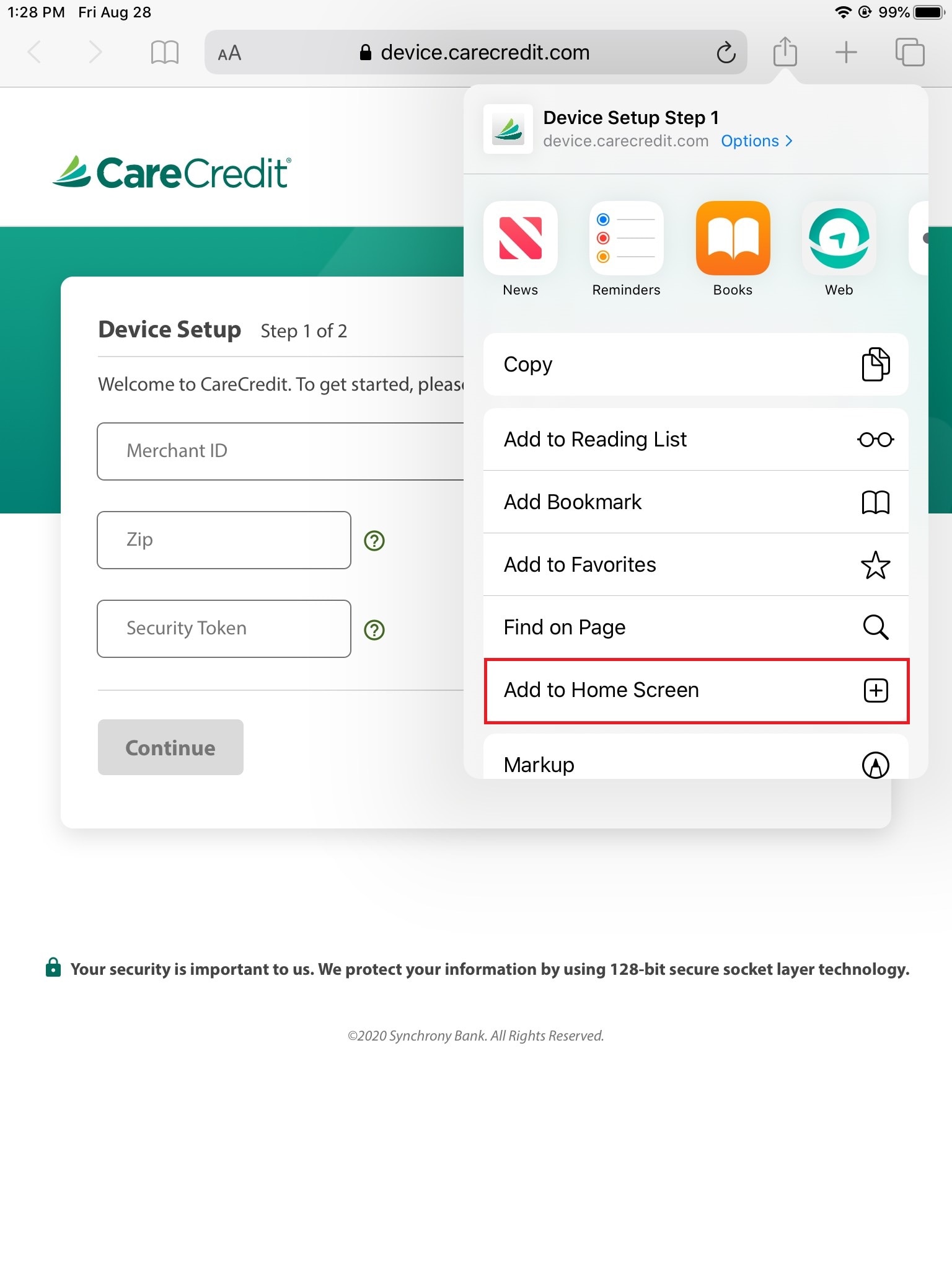 Synchrony Bank Carecredit Login